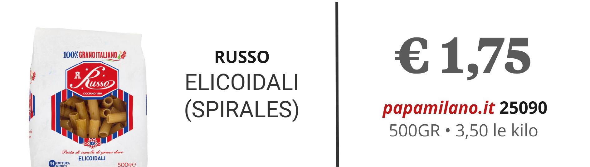RUSSO ELICOIDALI (SPIRALES)